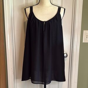 Lane Bryant Black Relaxed Camisole Top